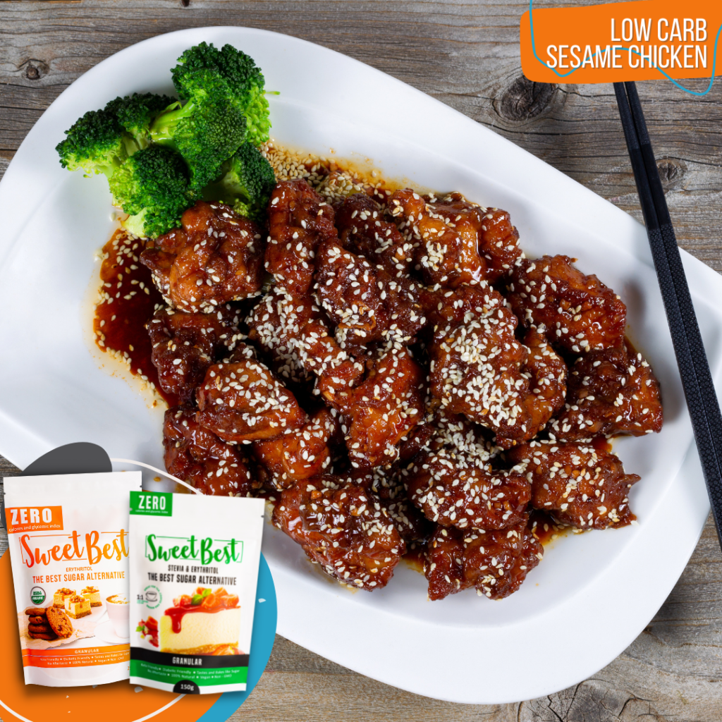 Low Carb Sesame Chicken - Natural Sweetener Philippines