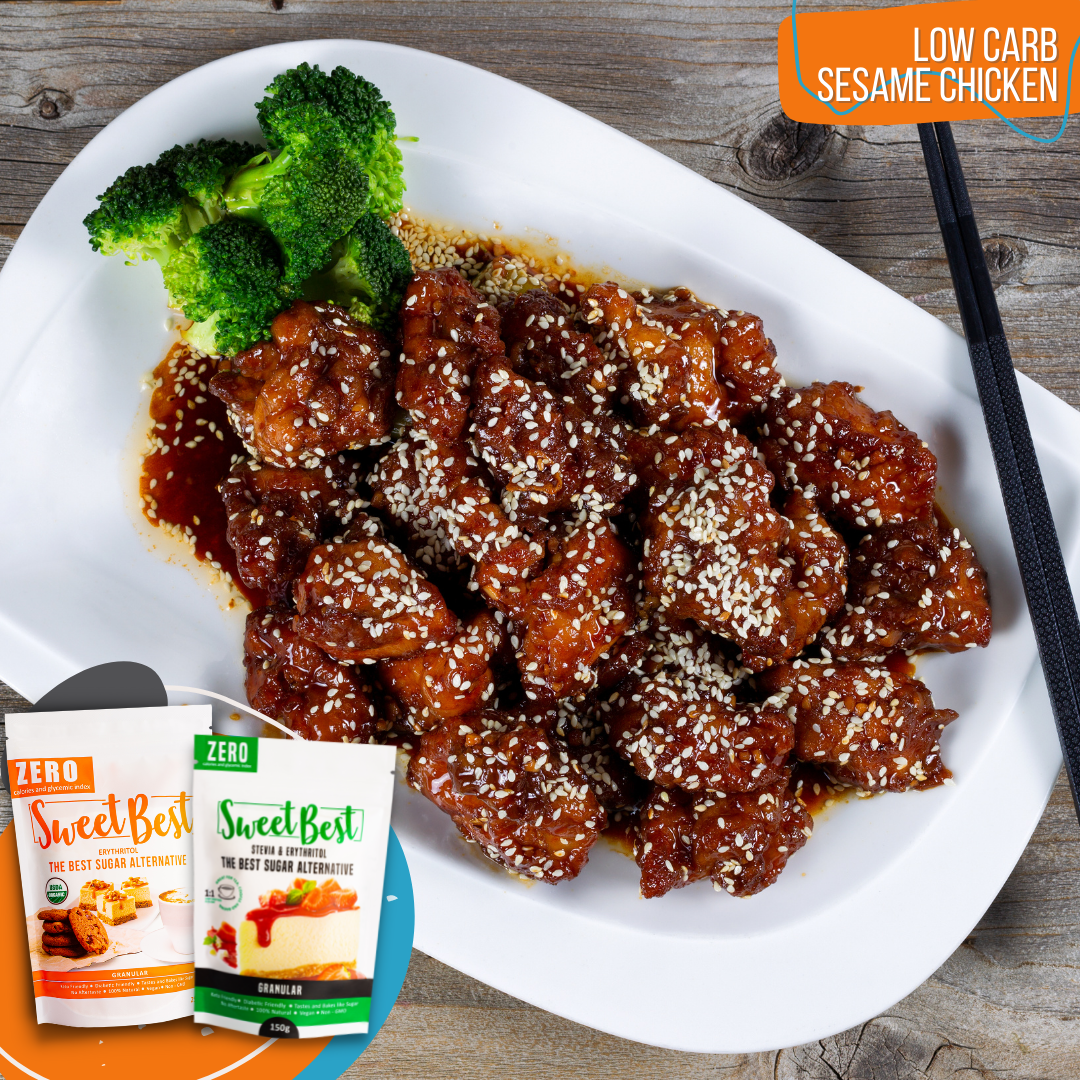 Low Carb Sesame Chicken